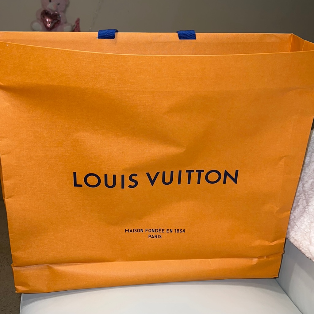 Large Authentic Louis Vuitton Shopping Bag